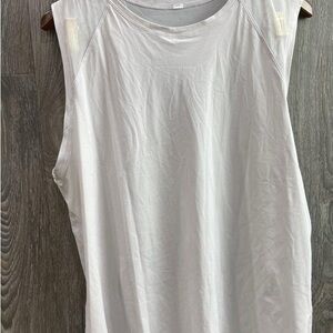 Lululemon/ White Sleeveless Top/ Lululemon Tank size large